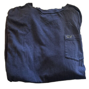 🐳Vineyard Vines Vintage navy blue tee - boys size L🐳